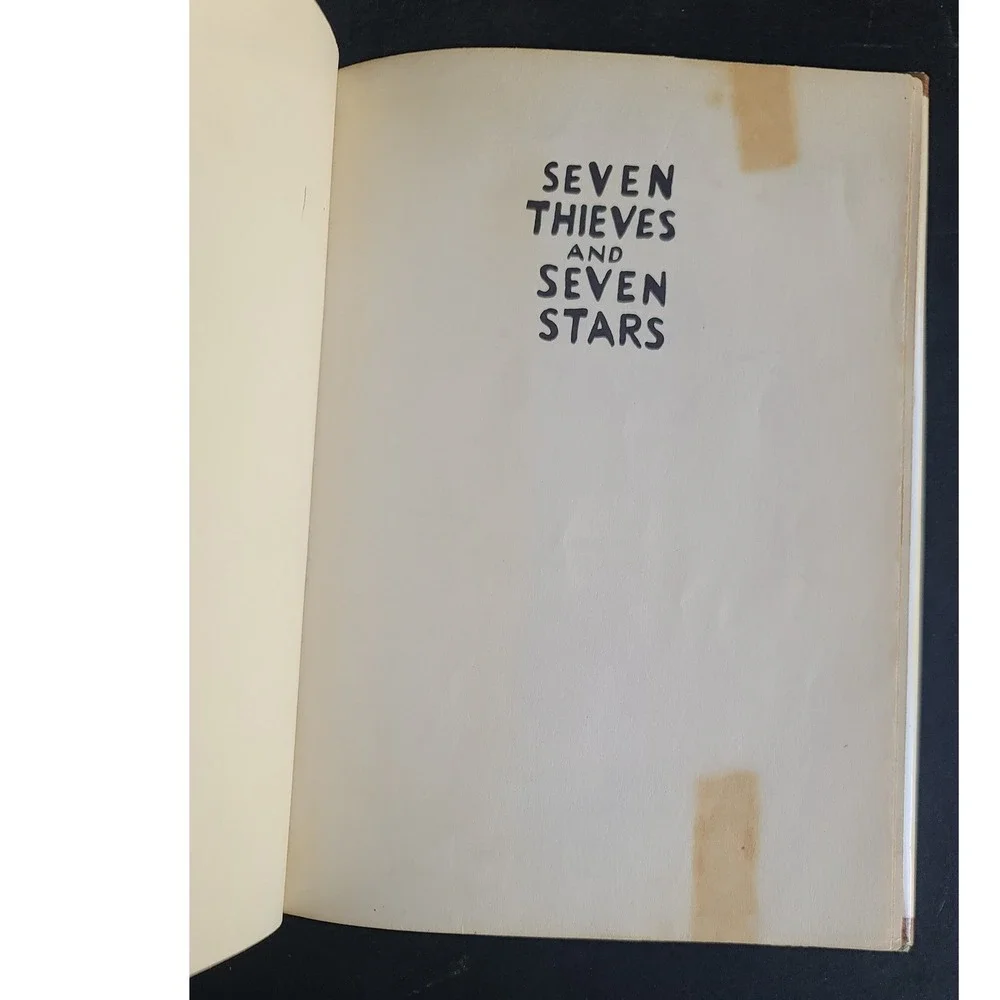 Seven Thieves and Seven Stars Barbara Ireson Gerald Rose 1960 Vintage Book VIDEO